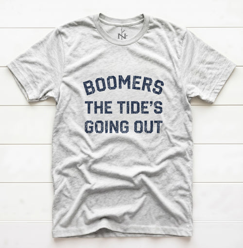 Boomer Low Tide T-Shirt in White Fleck Triblend
