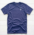 Neptunes Octopus Detailed in Navy Triblend